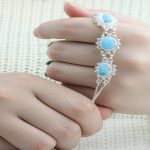 دستبند زنانه سنگ فیروزه جواهری دستبند زنانه سنگ فیروزه جواهری