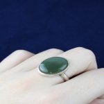 انگشتر مردانه سنگ یشم رکاب ساده انگشتر مردانه سنگ یشم رکاب ساده