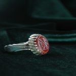 سانگشتر مردانه سنگ عقیق یمنی خطی سانگشتر مردانه سنگ عقیق یمنی خطی