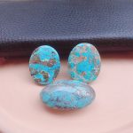 سنگ فیروزه آبی درجه یک رگه طلائی سنگ فیروزه آبی درجه یک رگه طلائی
