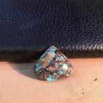 سنگ فیروزه تراش اشکی شجری سنگ فیروزه تراش اشکی شجری