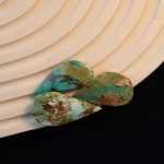 سنگ فیروزه سبز رگه طلائی سنگ فیروزه سبز رگه طلائی