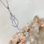 پلاک نقره خارجی طرح اشکی پلاک نقره خارجی طرح اشکی